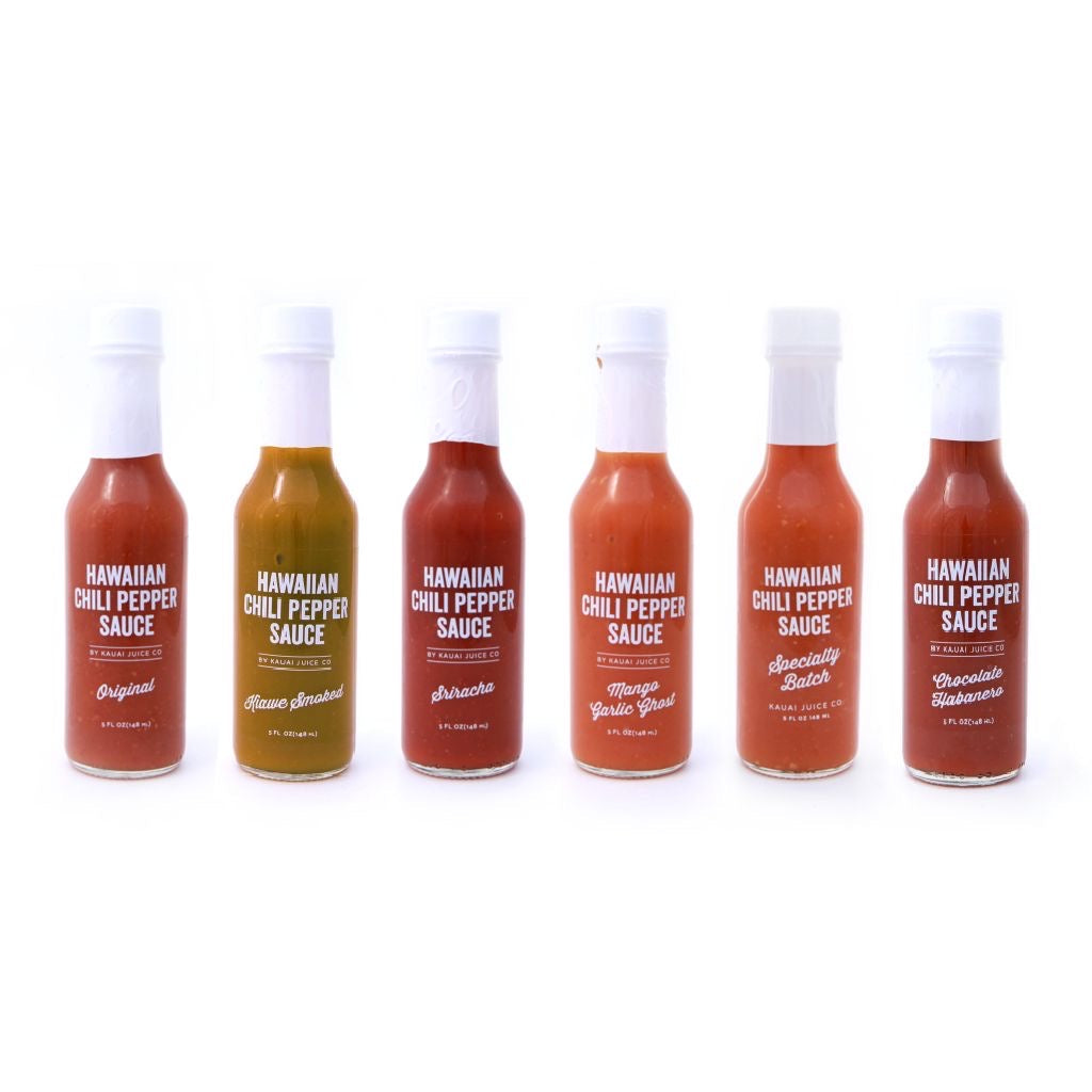 6 bottles of Hawaiian Chili Pepper Sauce