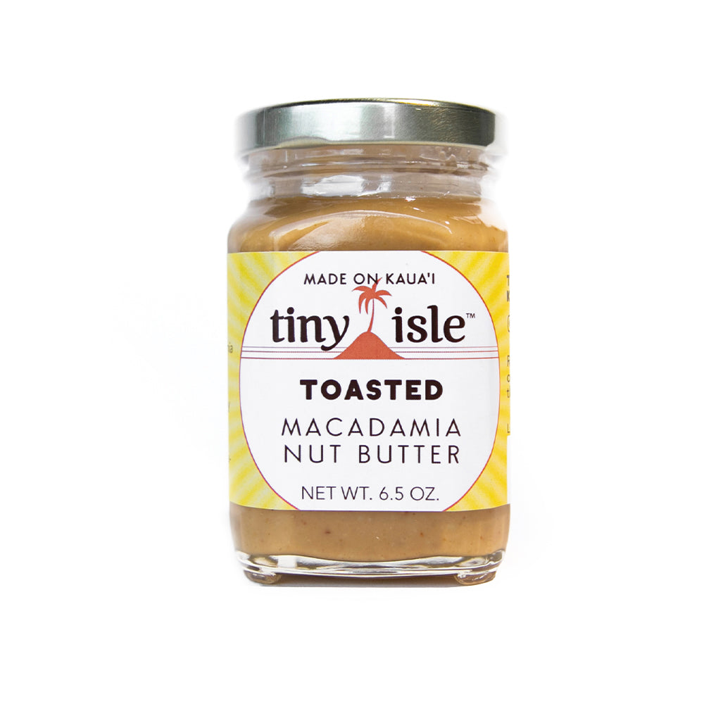 Jar of Tiny Isle Toasted Macadamia Nut Butter