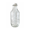 clear glass jar with Kauai Juice Co designed in the glass