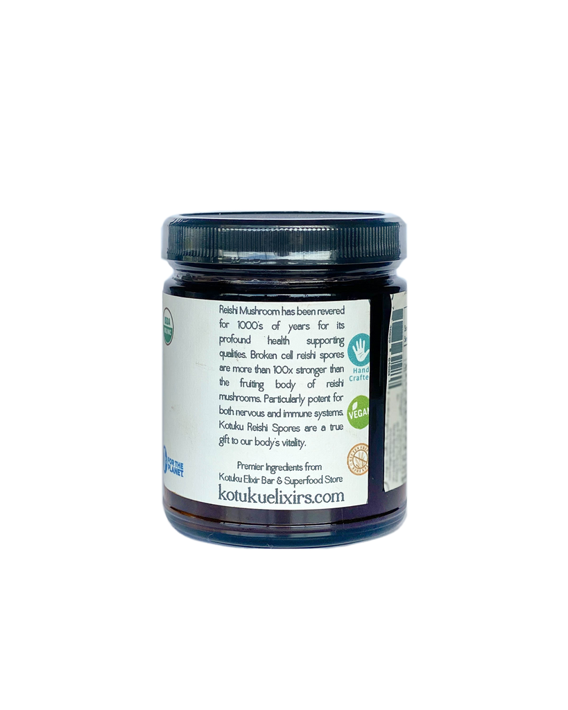 back of Kotuk Elixirs jar showing product description