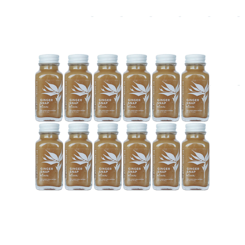 12 bottles of ginger snap elixirs