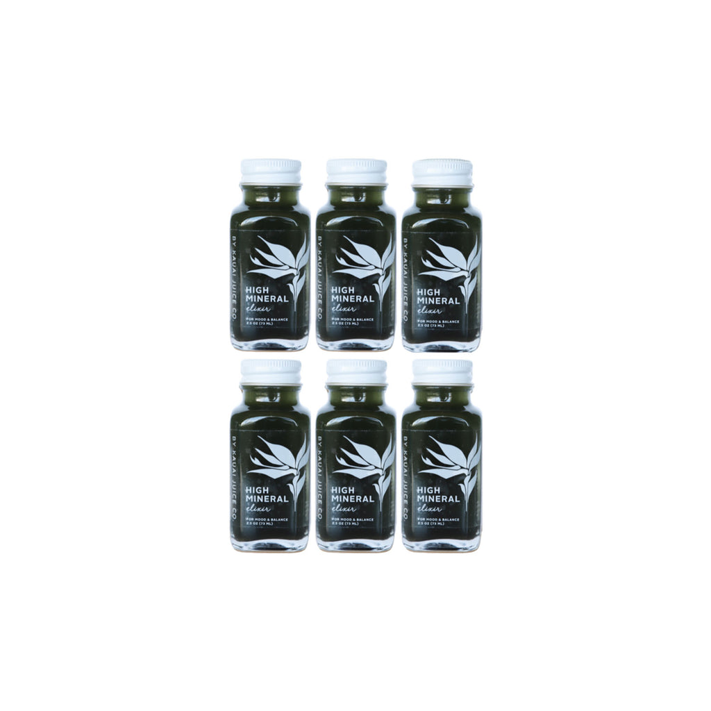 6 bottles of High Mineral Elixirs